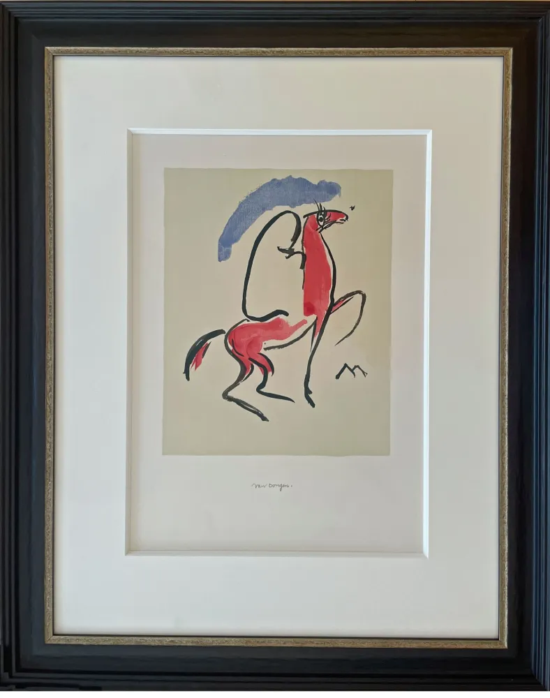 Litografia Van Dongen - Cavalier Arabe