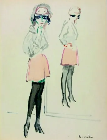 Estêncil Van Dongen - Croquis