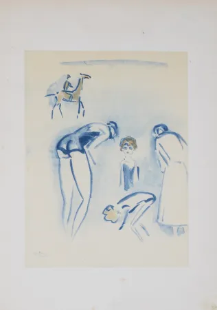 Litografia Van Dongen - Deauville, 1925 - Scarce!