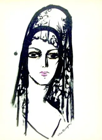 Estêncil Van Dongen - Espagnole