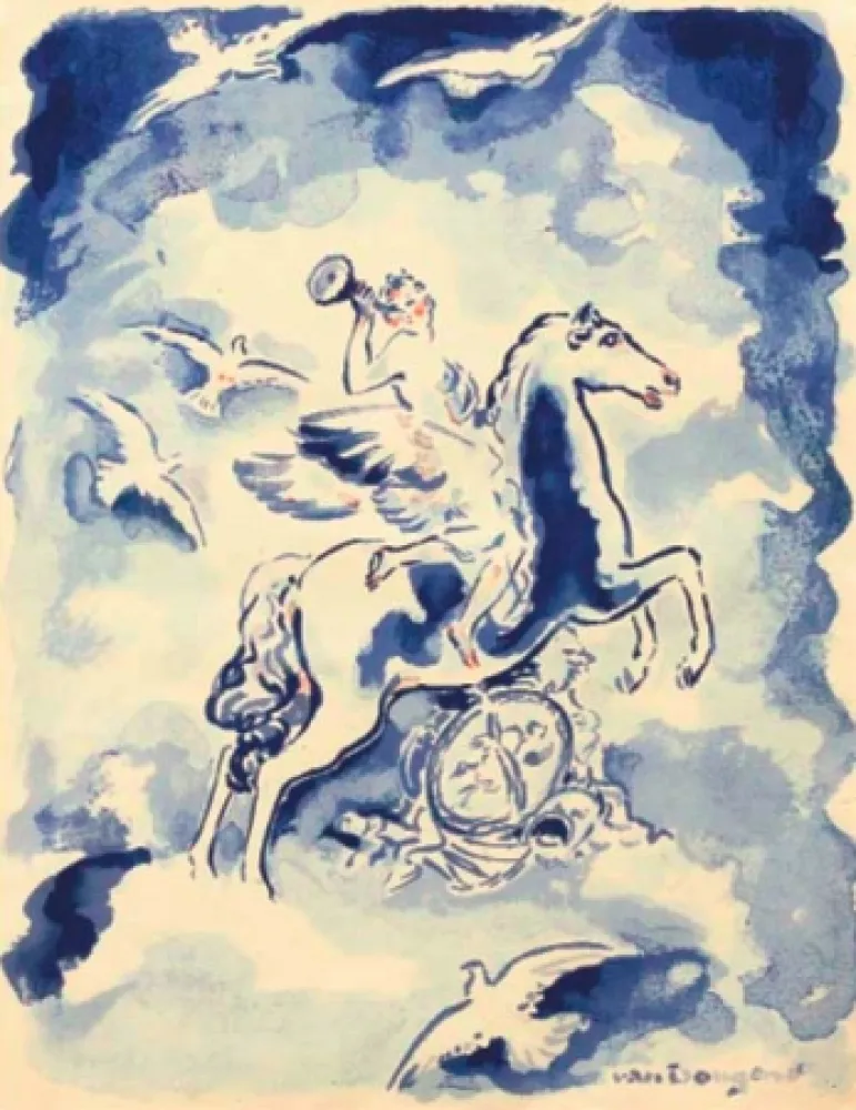 Litografia Van Dongen - Gloire a Paris