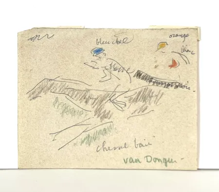 Sem Técnica Van Dongen - Jockeys et cheval,