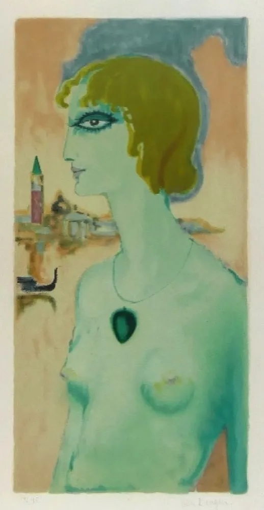 Litografia Van Dongen - La Marchesa Luisa Casati