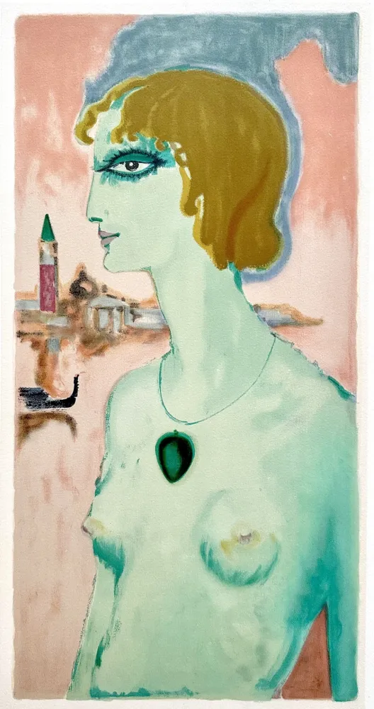 Litografia Van Dongen - La Marchese Luisa Casati