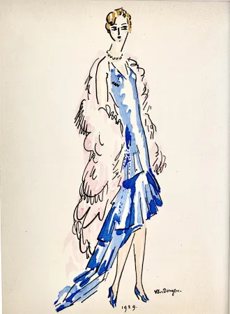 Estêncil Van Dongen - La Parisienne