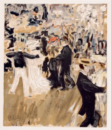 Litografia Van Dongen - La Terasse