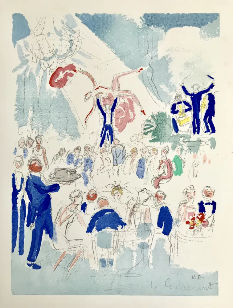 Estêncil Van Dongen -  Le Restaurant