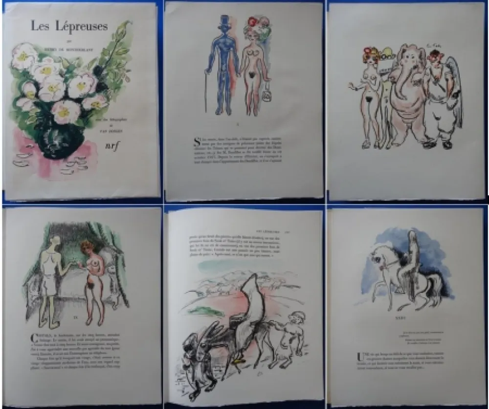 Litografia Van Dongen - Les Lepreuses