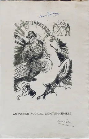 Litografia Van Dongen - Menu