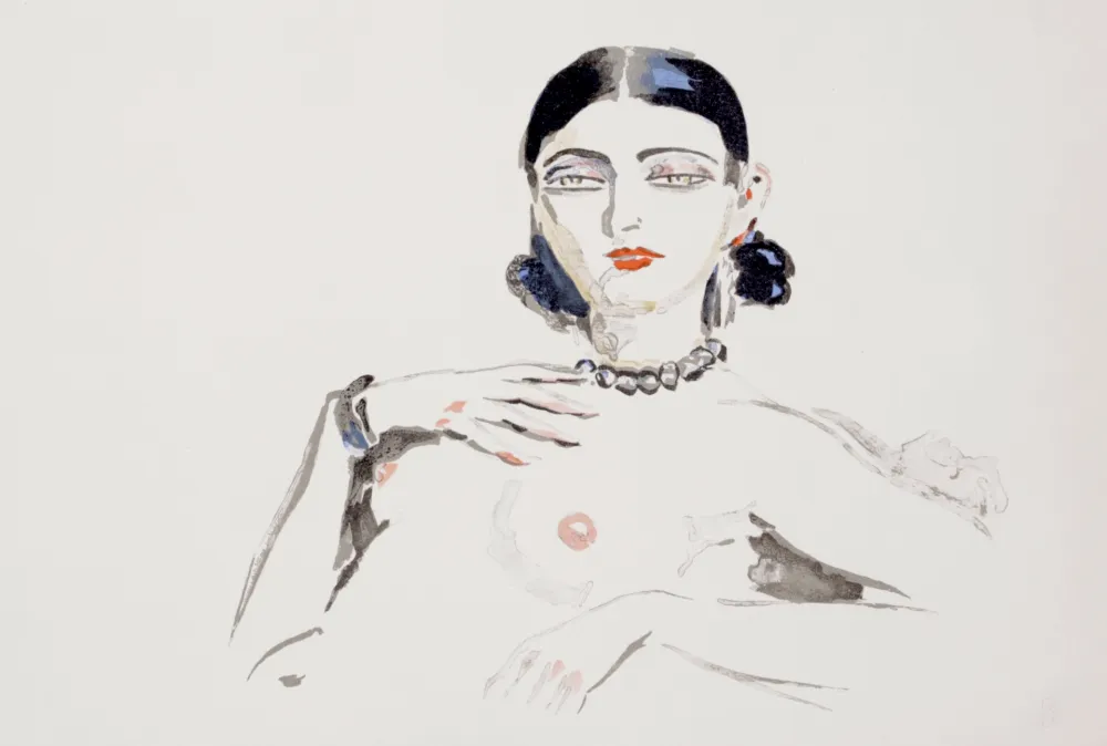 Litografia Van Dongen - Odalisque