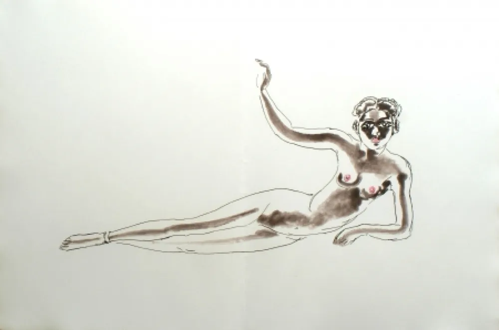 Água-Forte Van Dongen - Odalisque Africaine