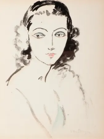 Estêncil Van Dongen - Portrait  de Femme