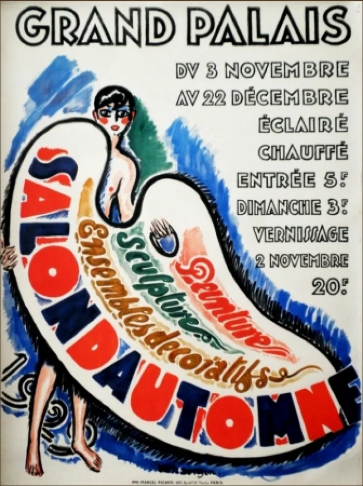 Litografia Van Dongen - Salon D'automne