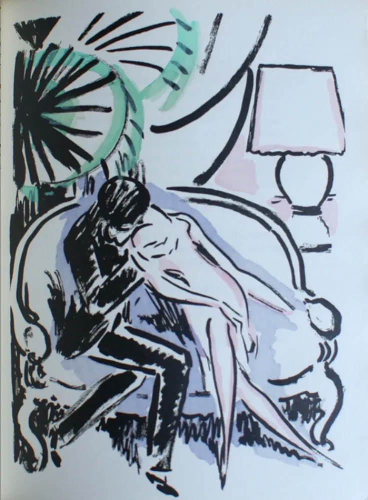 Estêncil Van Dongen - The Kiss