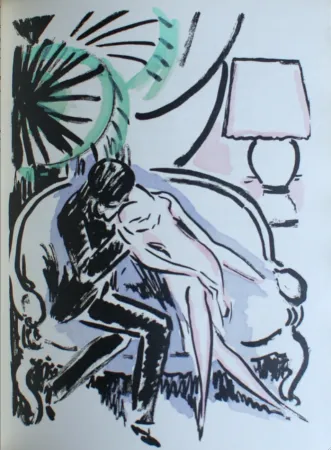 Estêncil Van Dongen - The Kiss