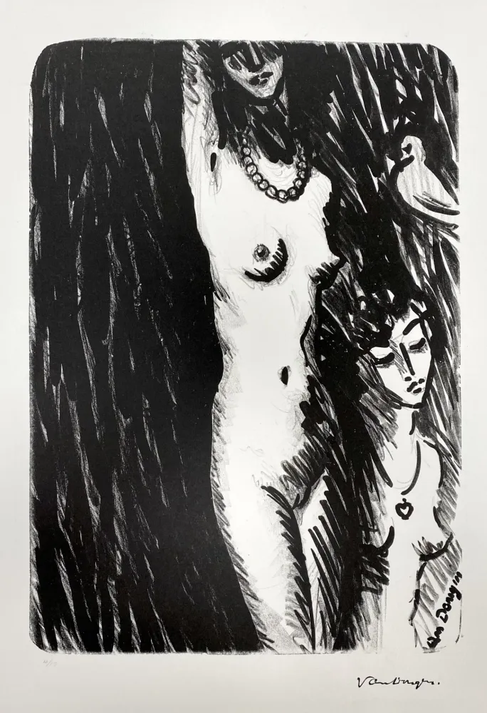 Linogravura Van Dongen - Torso