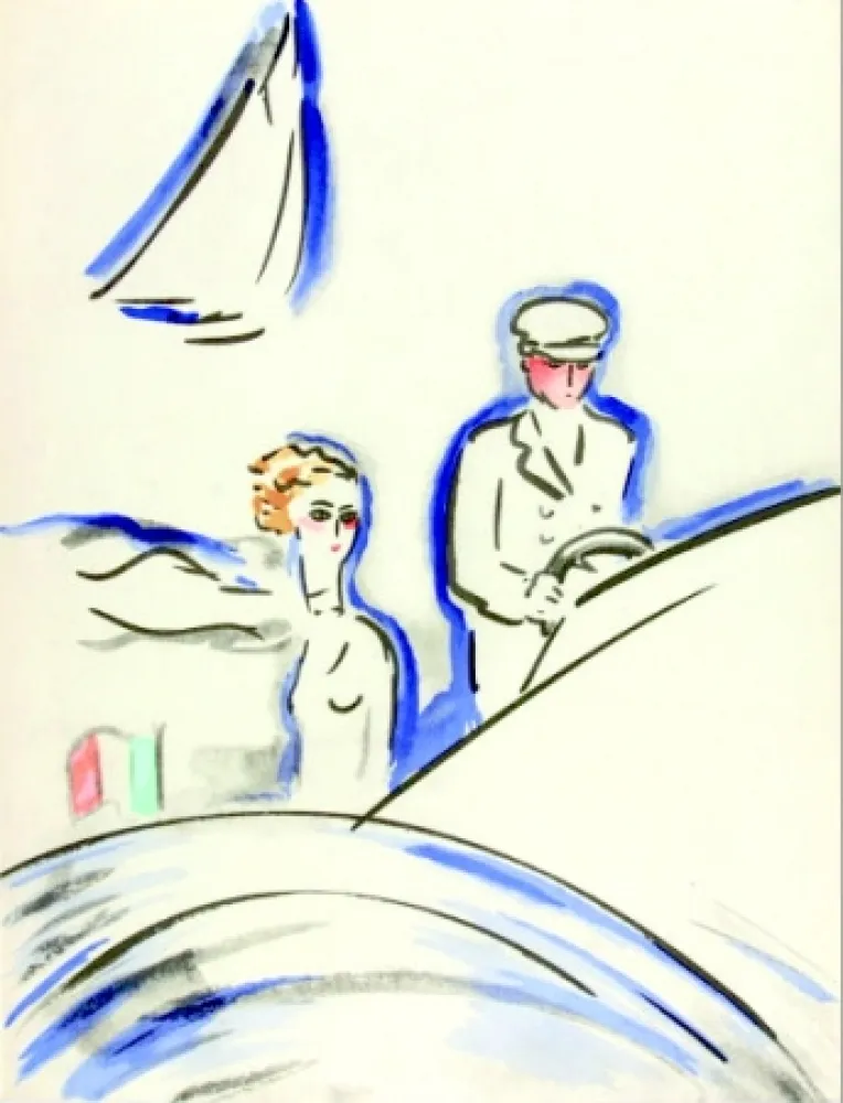 Estêncil Van Dongen - Venise- On the water