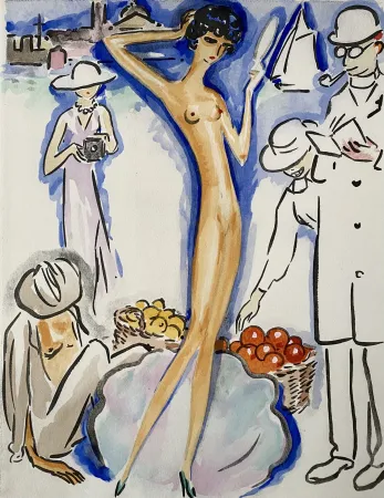 Estêncil Van Dongen - Venise, The Model