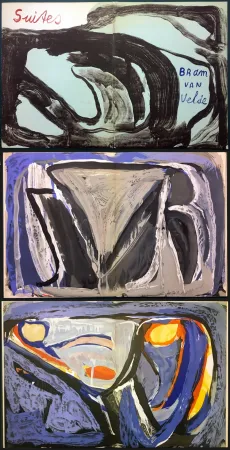 Livro Ilustrado Van Velde - 7 Lithographies pour le Catalogue Galerie Krugier n°1 (1962)