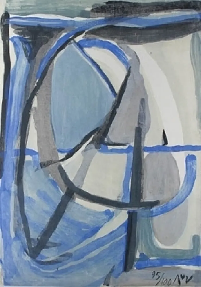 Litografia Van Velde - Clarté