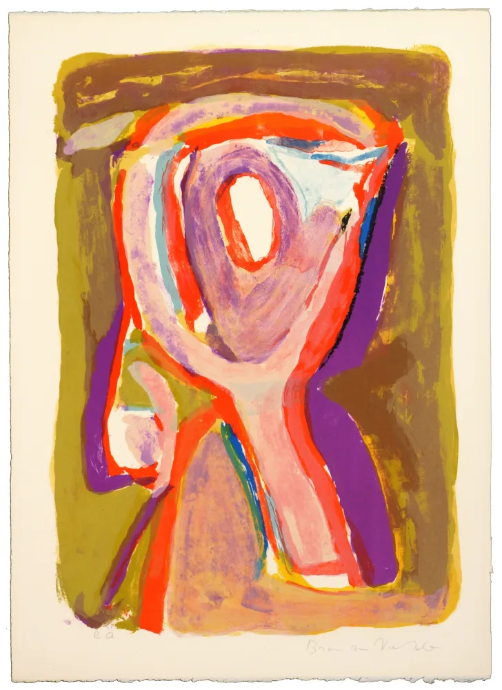 Litografia Van Velde - Crepuscule