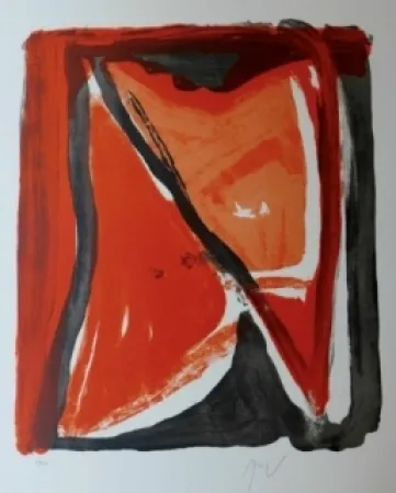 Litografia Van Velde - Fenêtre