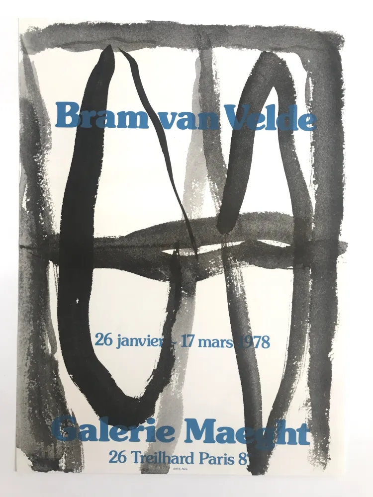 Cartaz Van Velde - Galerie Maeght