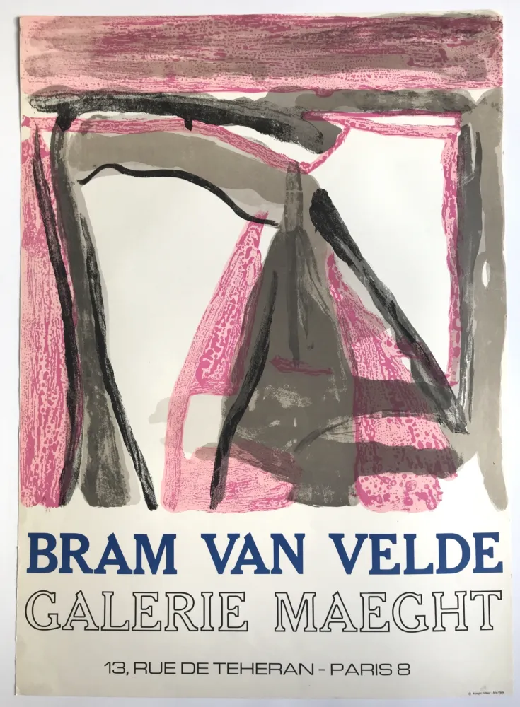 Cartaz Van Velde - Galerie Maeght