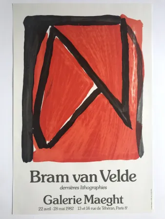 Cartaz Van Velde - Galerie Maeght