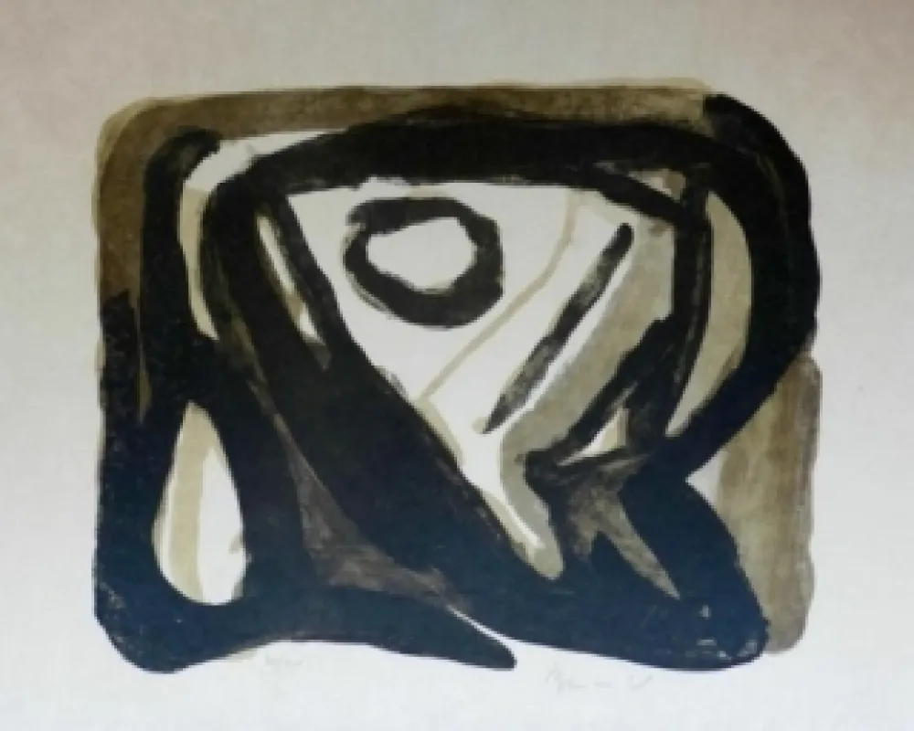 Litografia Van Velde - La chose