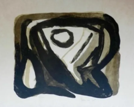 Litografia Van Velde - La chose