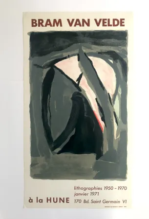 Cartaz Van Velde - La Hune