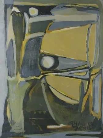 Litografia Van Velde -  la jaune