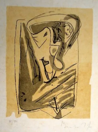 Litografia Van Velde - Mp 185