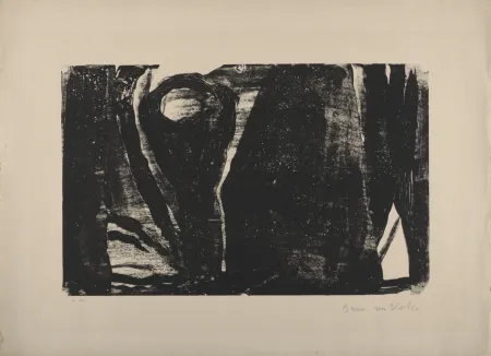 Litografia Van Velde - MP 21, 1962 - Hand-signed