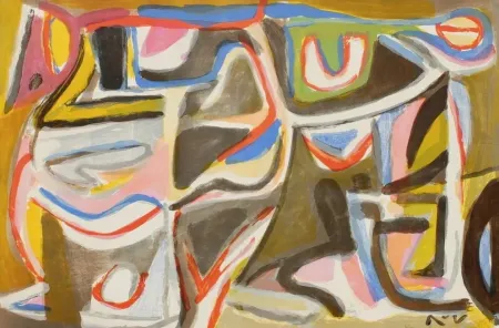 Litografia Van Velde - MP 394 - Enigme