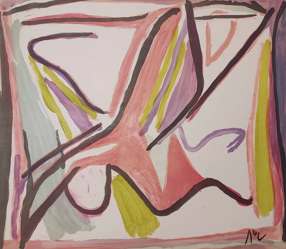 Litografia Van Velde - MP 403 - Séparation