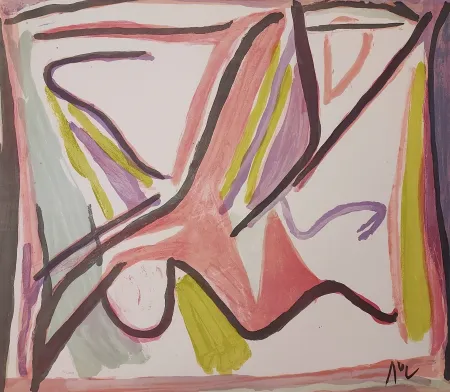 Litografia Van Velde - MP 403 - Séparation