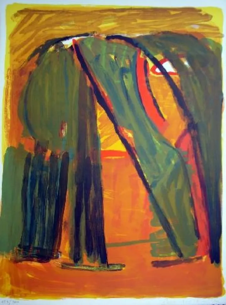 Litografia Van Velde - MP 61 - Forêt