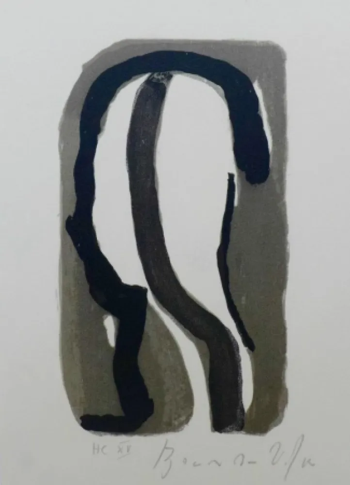 Litografia Van Velde - Pour La folie du jour