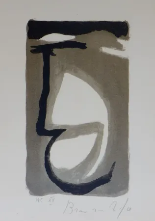 Litografia Van Velde - Pour La folie du jour