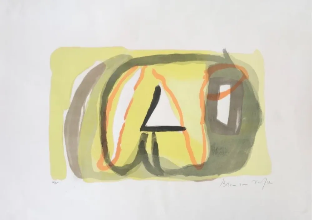 Litografia Van Velde - Sans Titre 