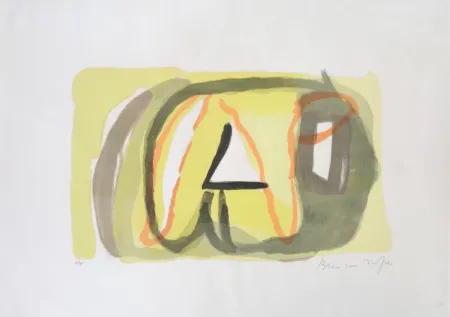 Litografia Van Velde - Sans Titre 