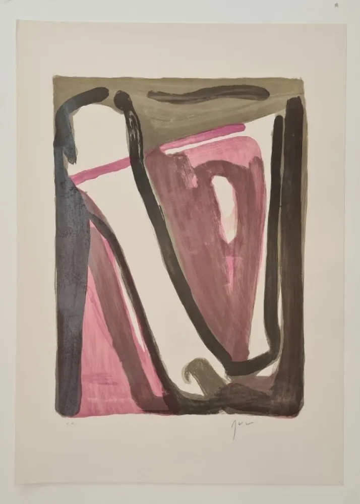 Litografia Van Velde - Sans titre