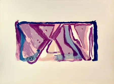 Litografia Van Velde - Sans Titre