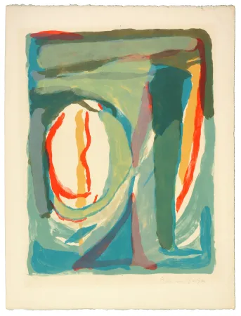 Litografia Van Velde - Sans Titre