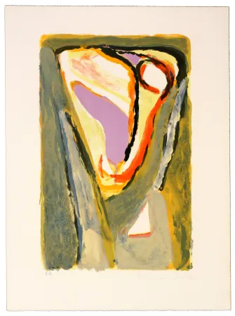 Litografia Van Velde - Sans Titre