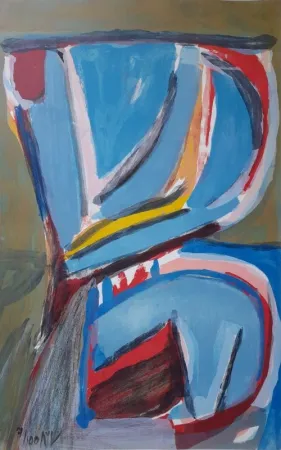 Litografia Van Velde - Sans titre 