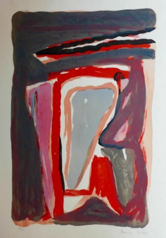 Litografia Van Velde - Sans titre