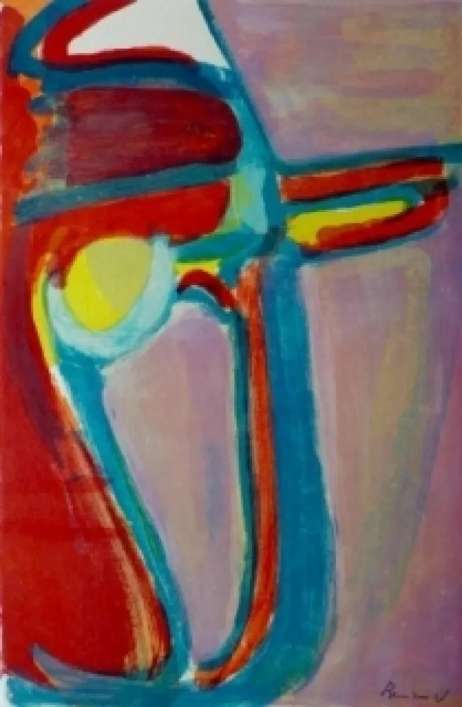 Litografia Van Velde - Sans titre